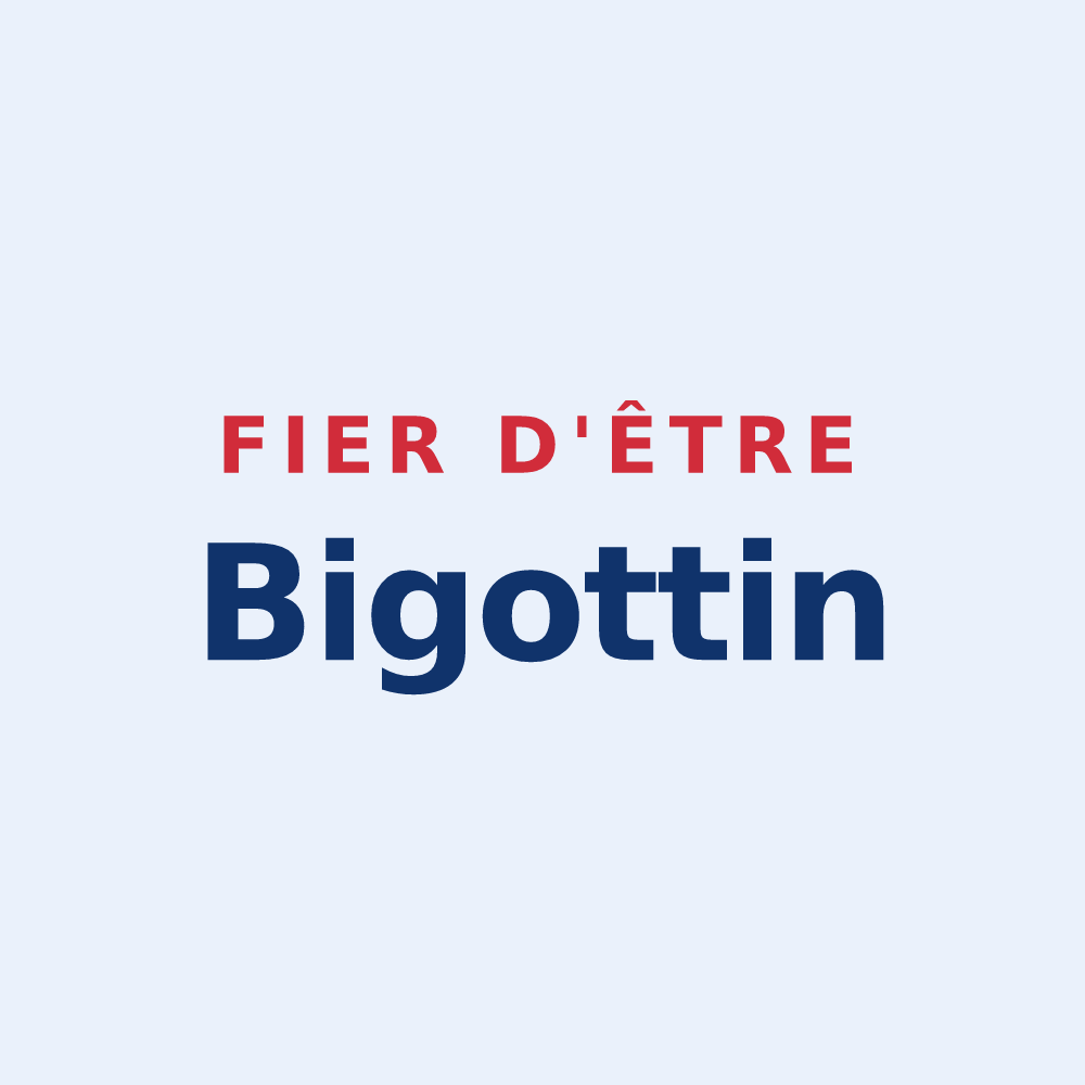 Sticker « Fier d'être Bigottin » — design pour La Bigottière