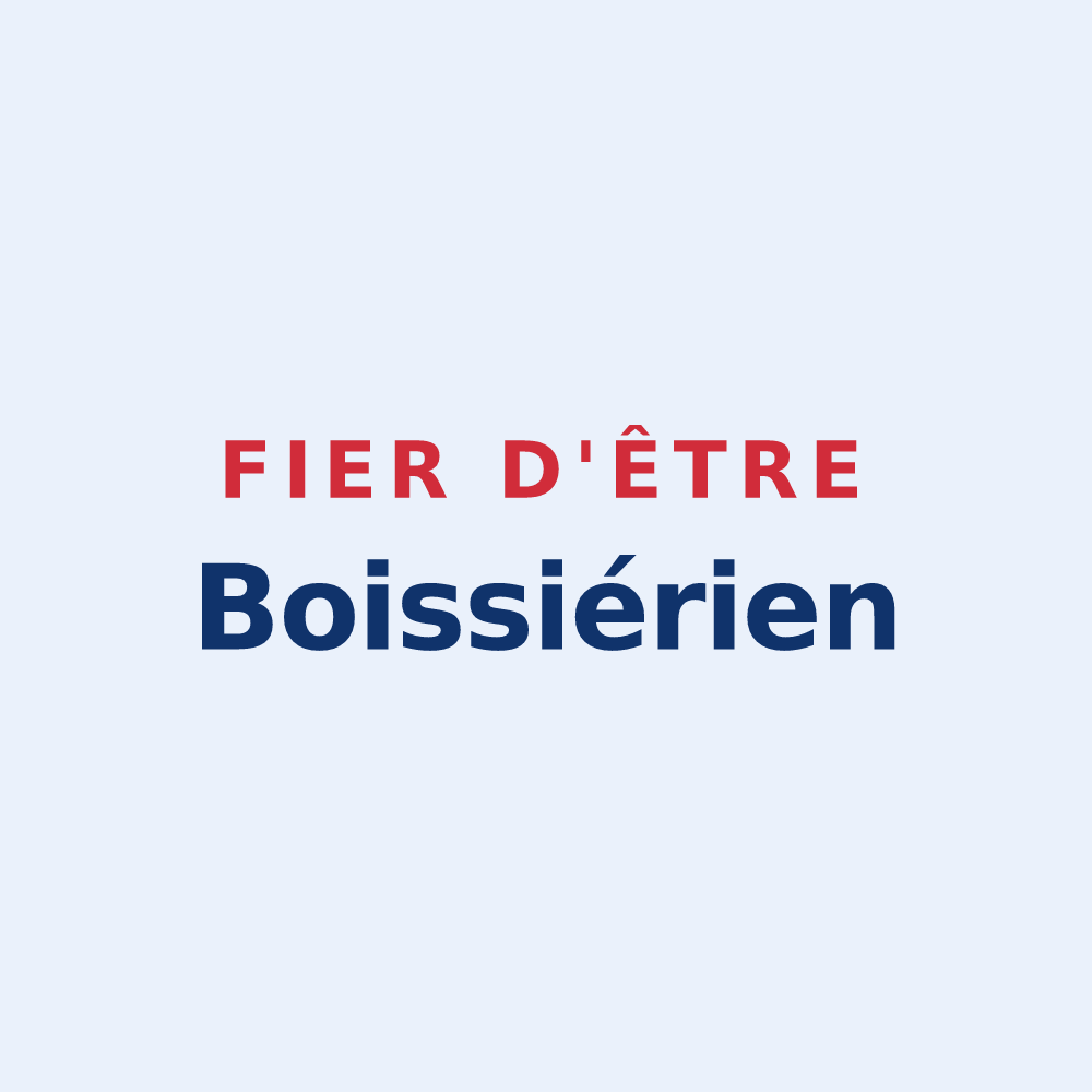 Sticker « Fier d'être Boissiérien » — design pour La Boissière-de-Montaigu