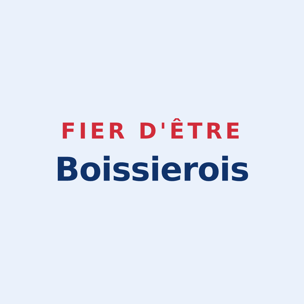 Sticker « Fier d'être Boissierois » — design pour La Boissière-des-Landes