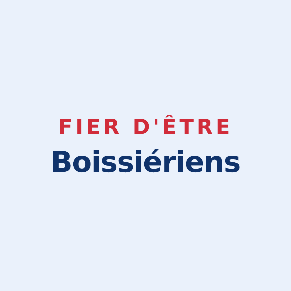 Sticker « Fier d'être Boissiériens » — design pour La Boissière-du-Doré