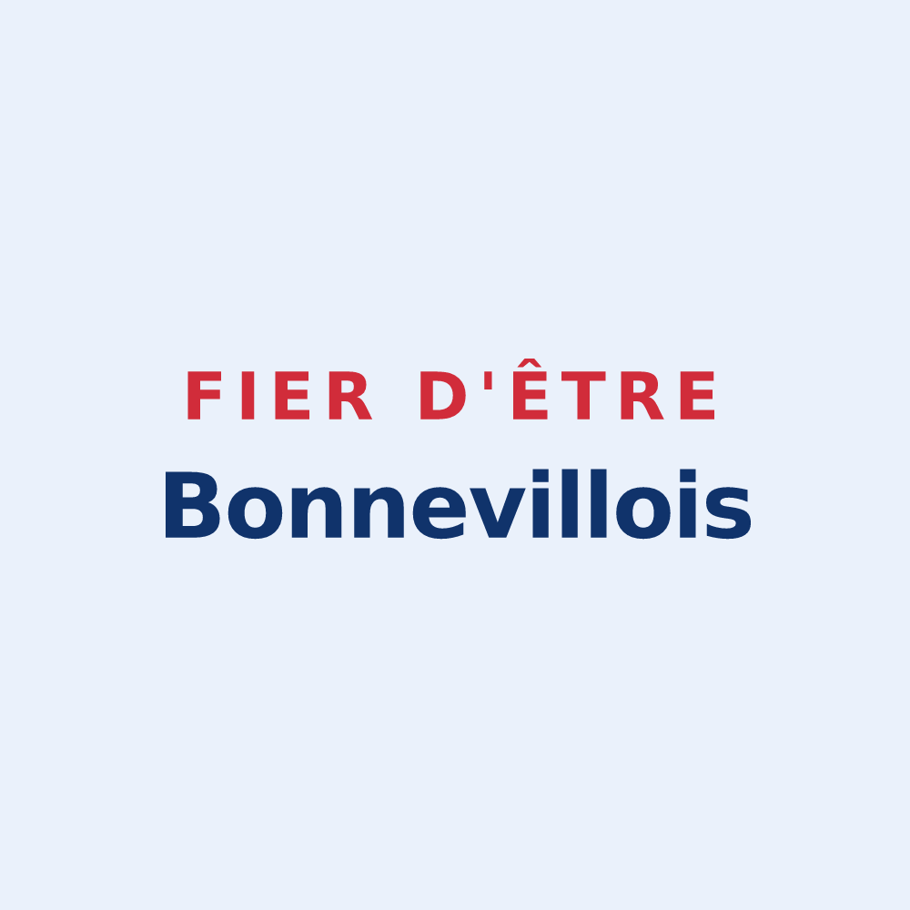 Sticker « Fier d'être Bonnevillois » — design pour La Bonneville-sur-Iton