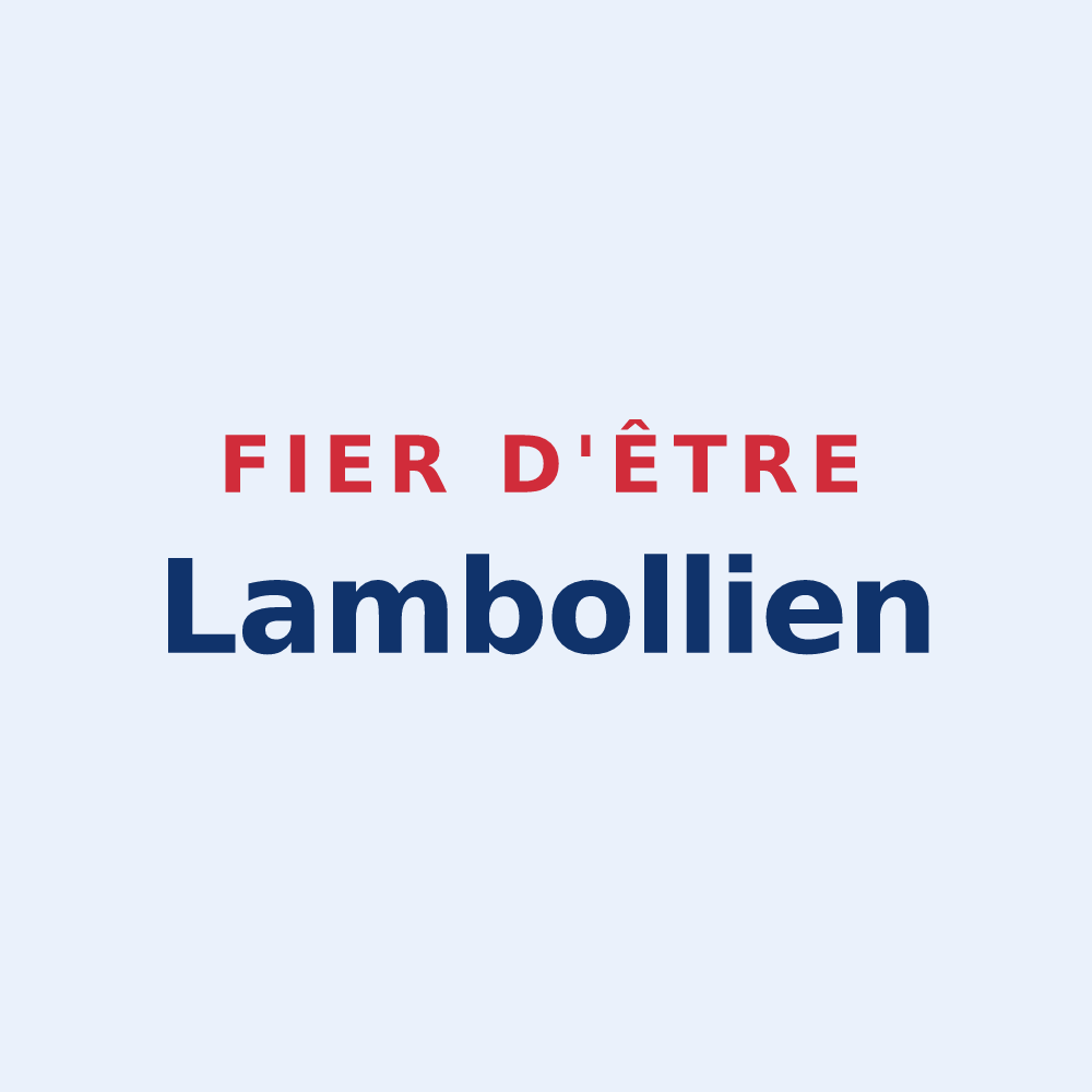 Sticker « Fier d'être Lambollien » — design pour La Bouillie