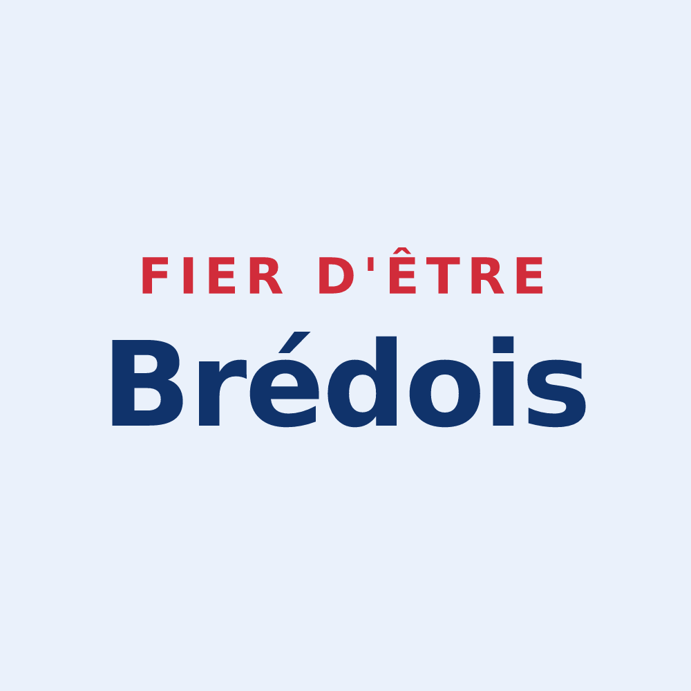 Sticker « Fier d'être Brédois » — design pour La Brède