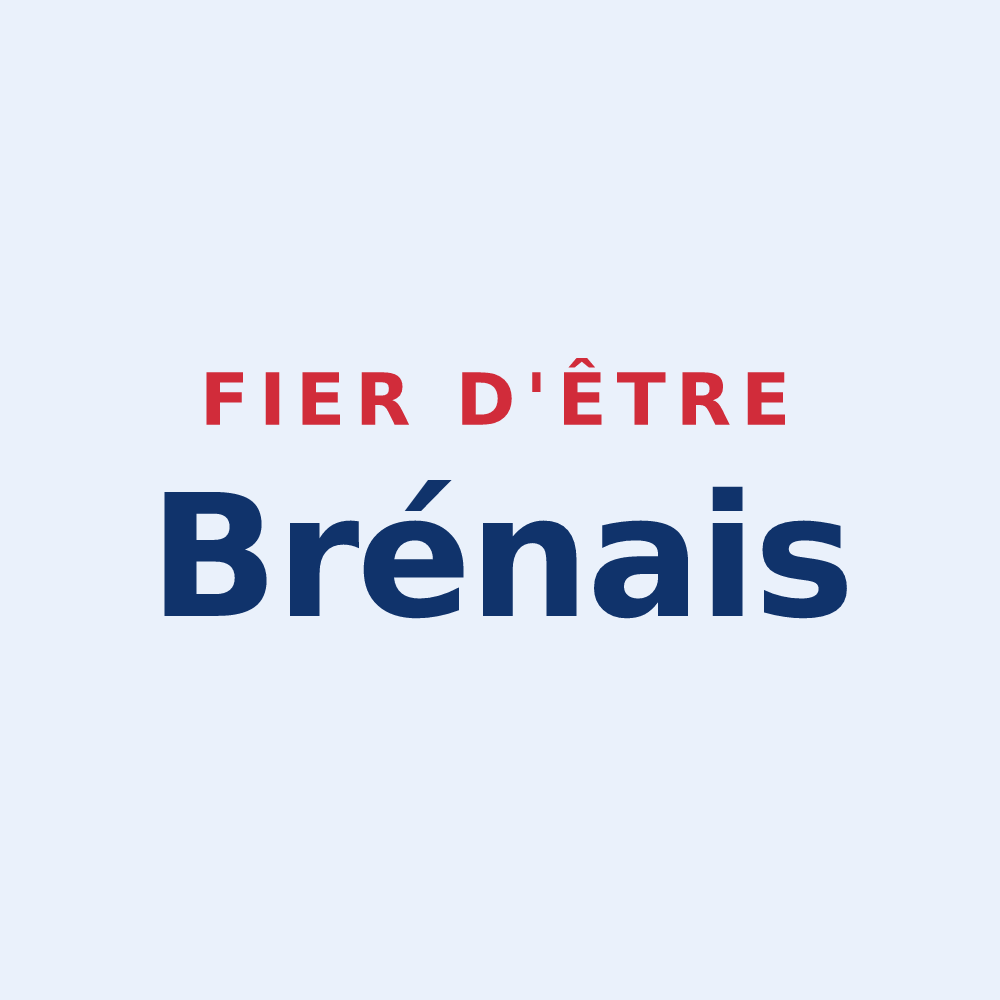 Sticker « Fier d'être Brénais » — design pour La Brée-les-Bains