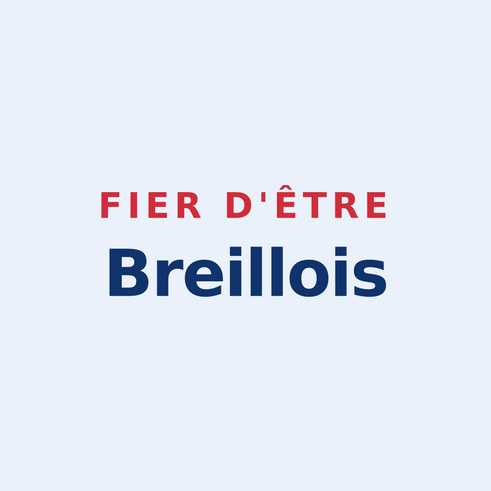 Sticker « Fier d'être Breillois » — design pour La Breille-les-Pins