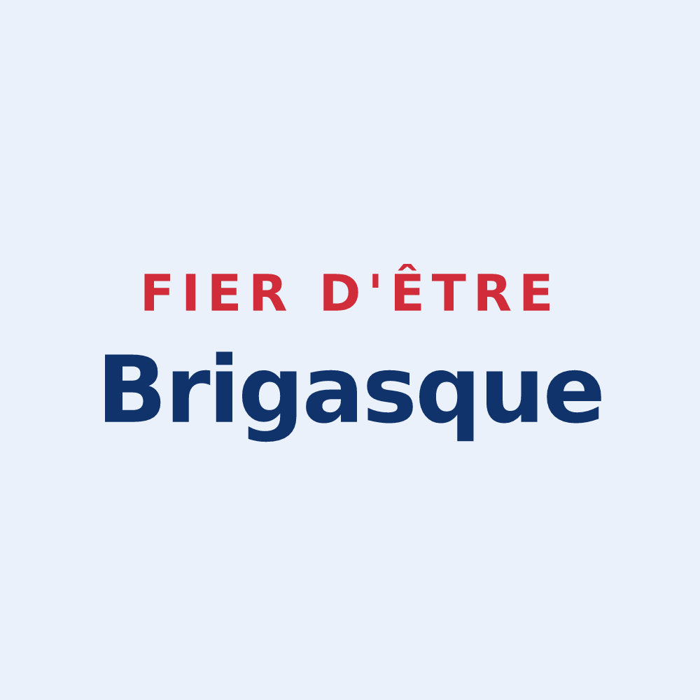 Sticker « Fier d'être Brigasque » — design pour La Brigue