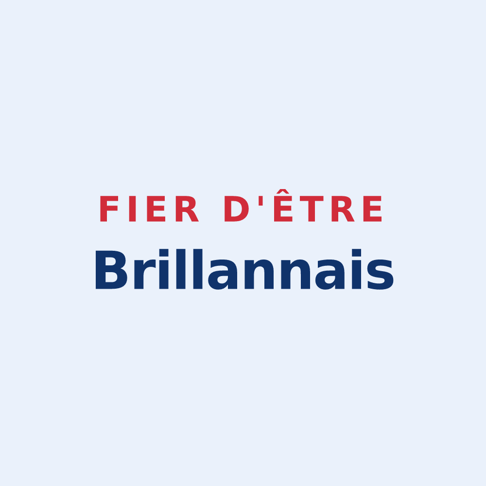 Sticker « Fier d'être Brillannais » — design pour La Brillanne