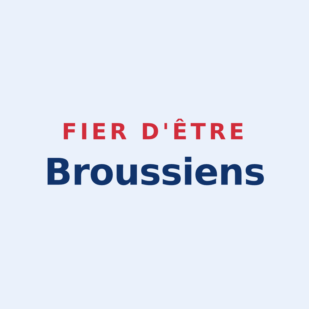 Sticker « Fier d'être Broussiens » — design pour La Brousse