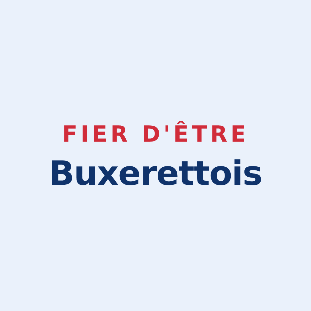 Sticker « Fier d'être Buxerettois » — design pour La Buxerette