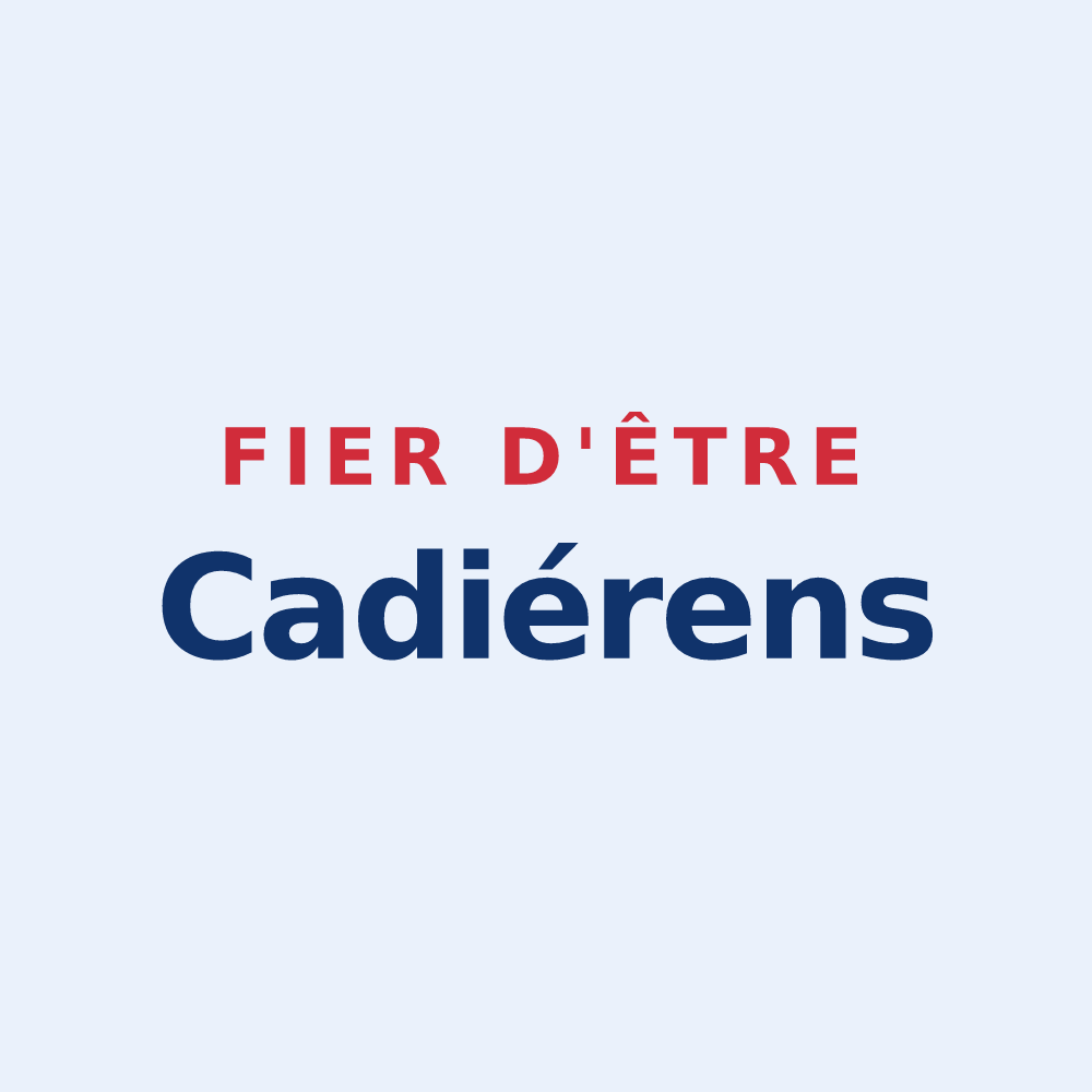 Sticker « Fier d'être Cadiérens » — design pour La Cadière-d'Azur