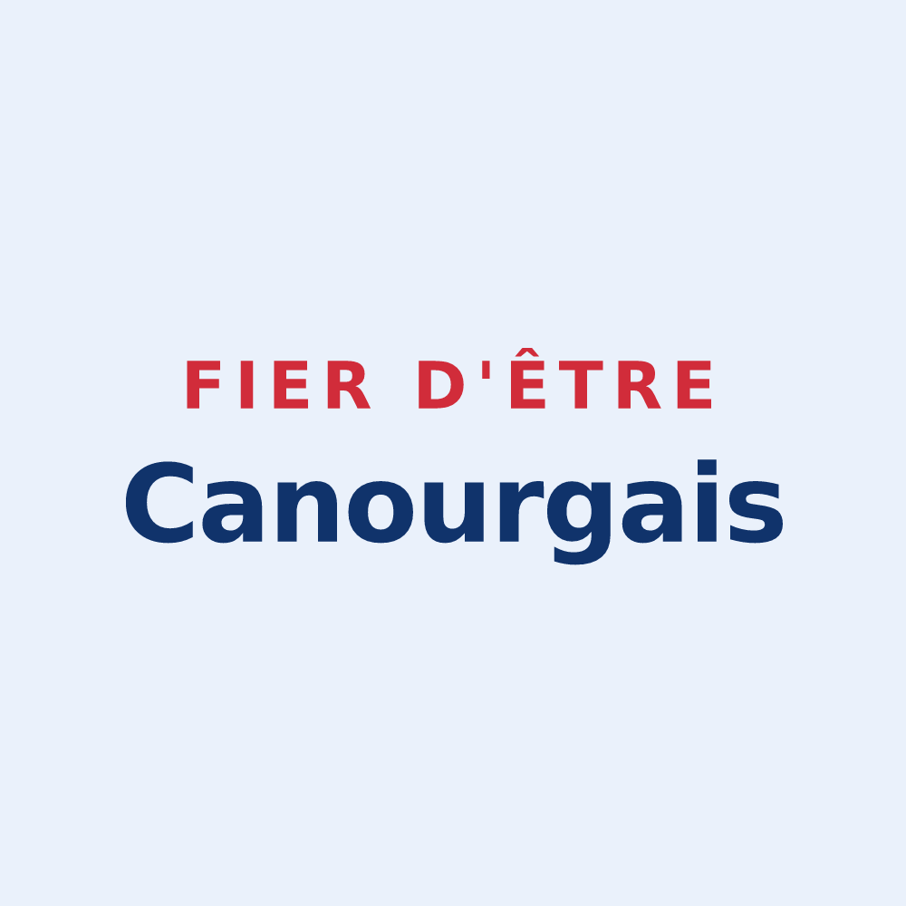 Sticker « Fier d'être Canourgais » — design pour La Canourgue