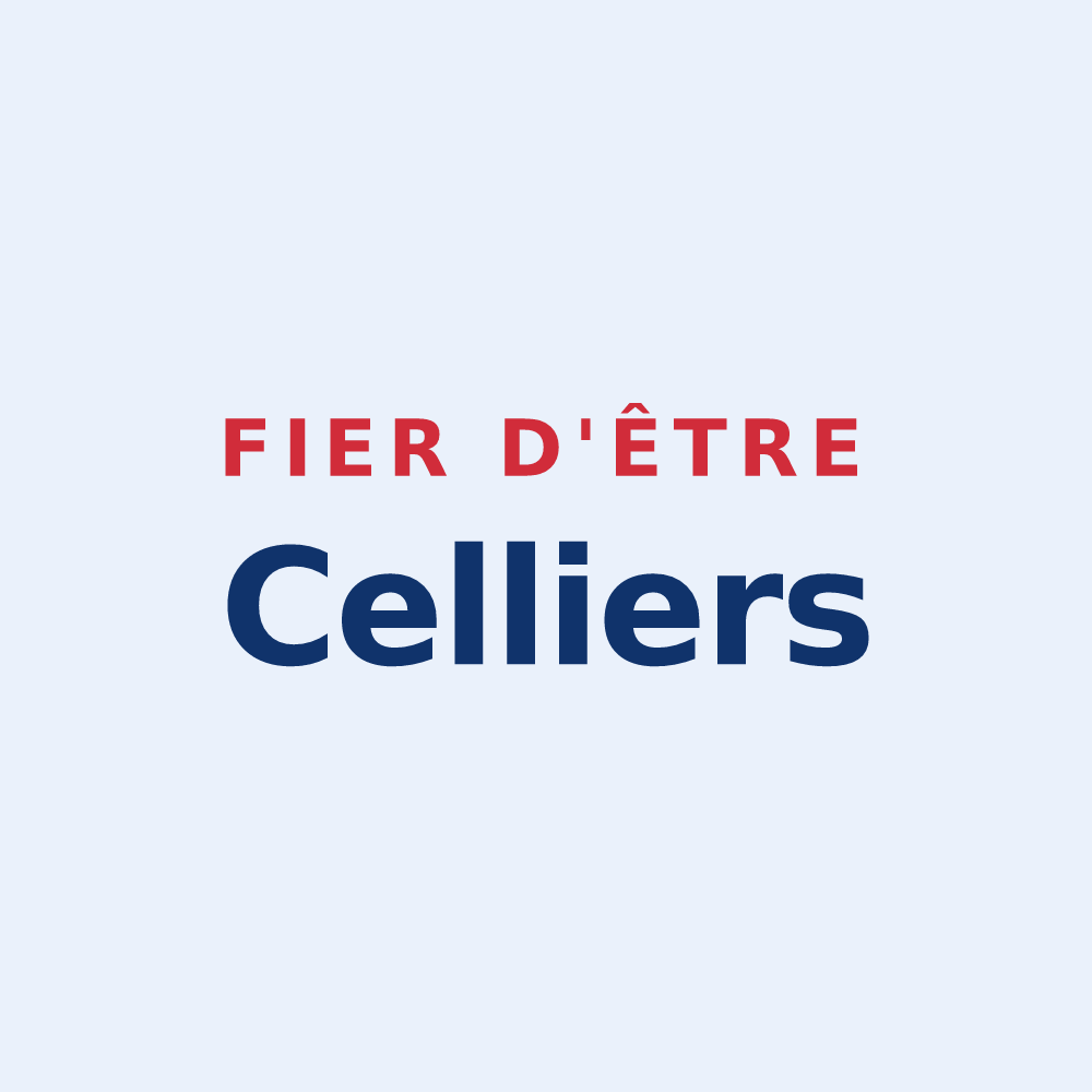 Sticker « Fier d'être Celliers » — design pour La Celle-sous-Chantemerle