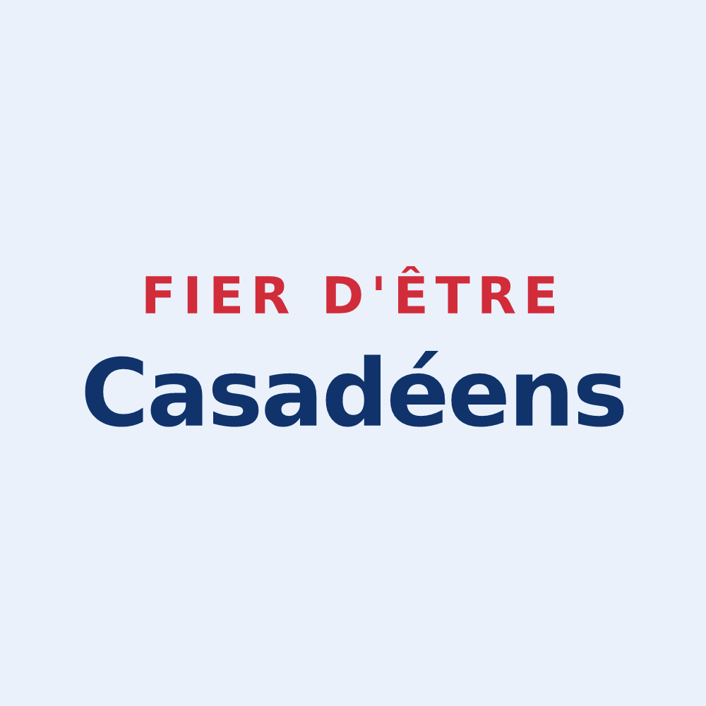 Sticker « Fier d'être Casadéens » — design pour La Chaise-Dieu