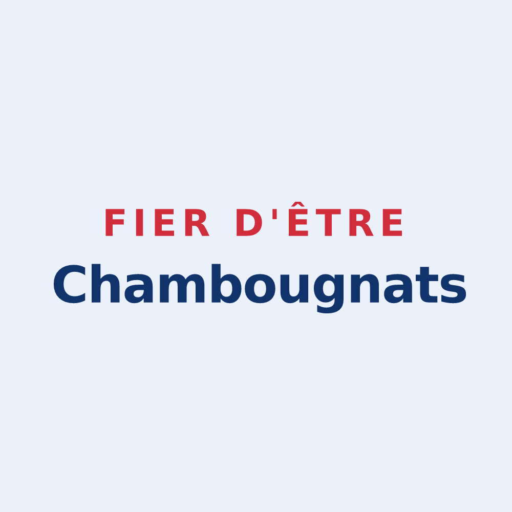 Sticker « Fier d'être Chambougnats » — design pour La Chambonie