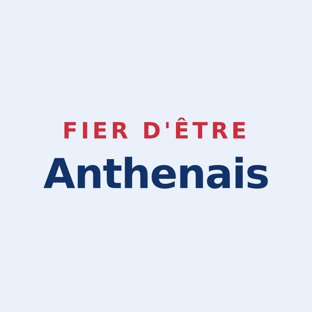 Sticker « Fier d'être Anthenais » — design pour La Chapelle-Anthenaise