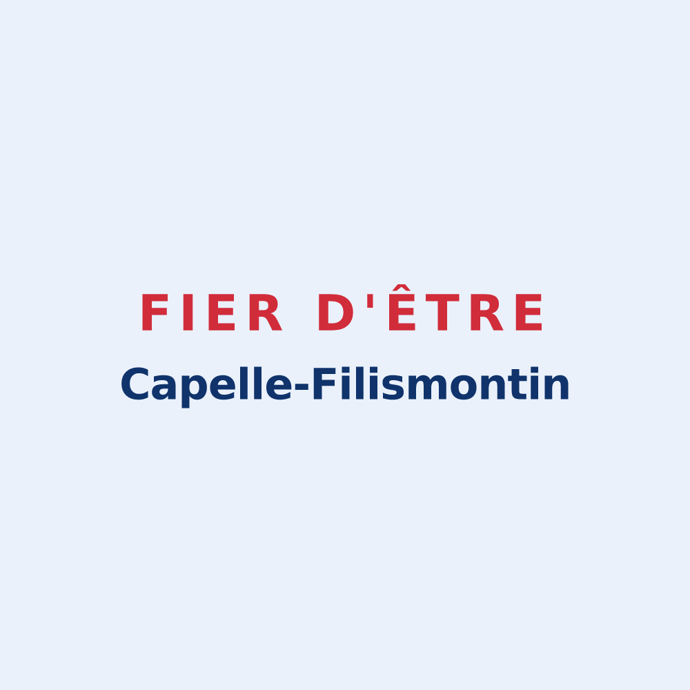 Sticker « Fier d'être Capelle-Filismontin » — design pour La Chapelle-aux-Filtzméens