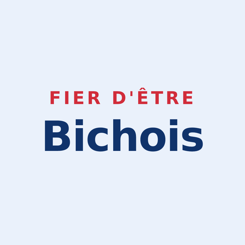 Sticker « Fier d'être Bichois » — design pour La Chapelle-Biche
