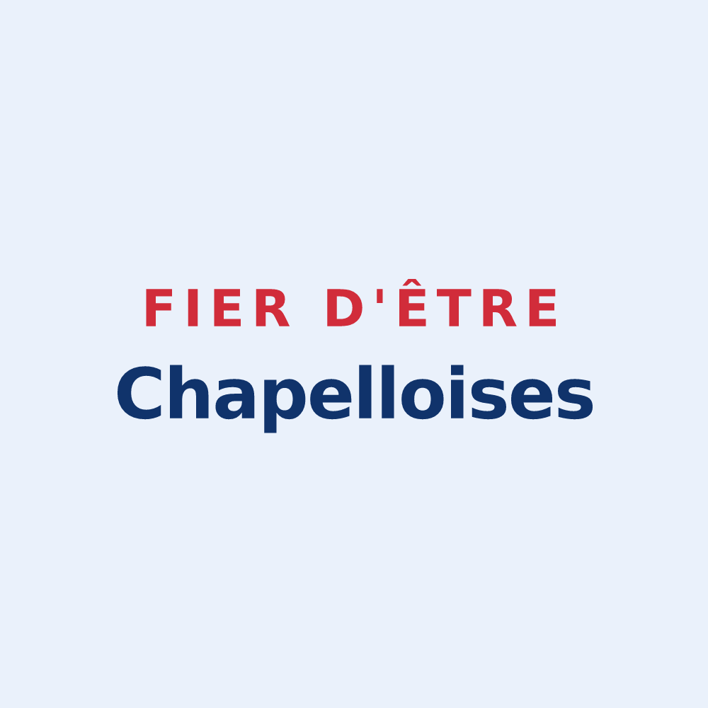 Sticker « Fier d'être Chapelloises » — design pour La Chapelle-d'Armentières