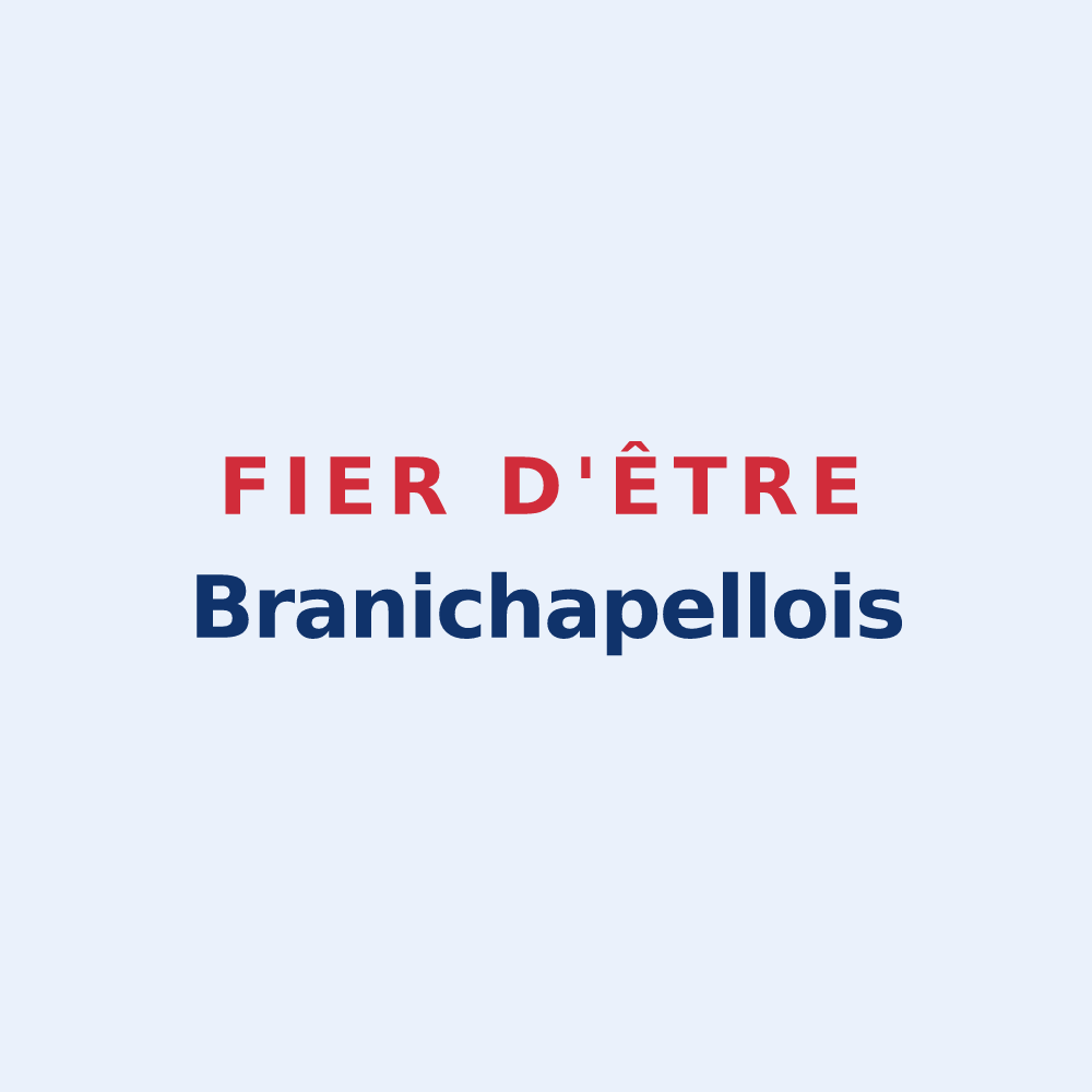 Sticker « Fier d'être Branichapellois » — design pour La Chapelle-de-Brain