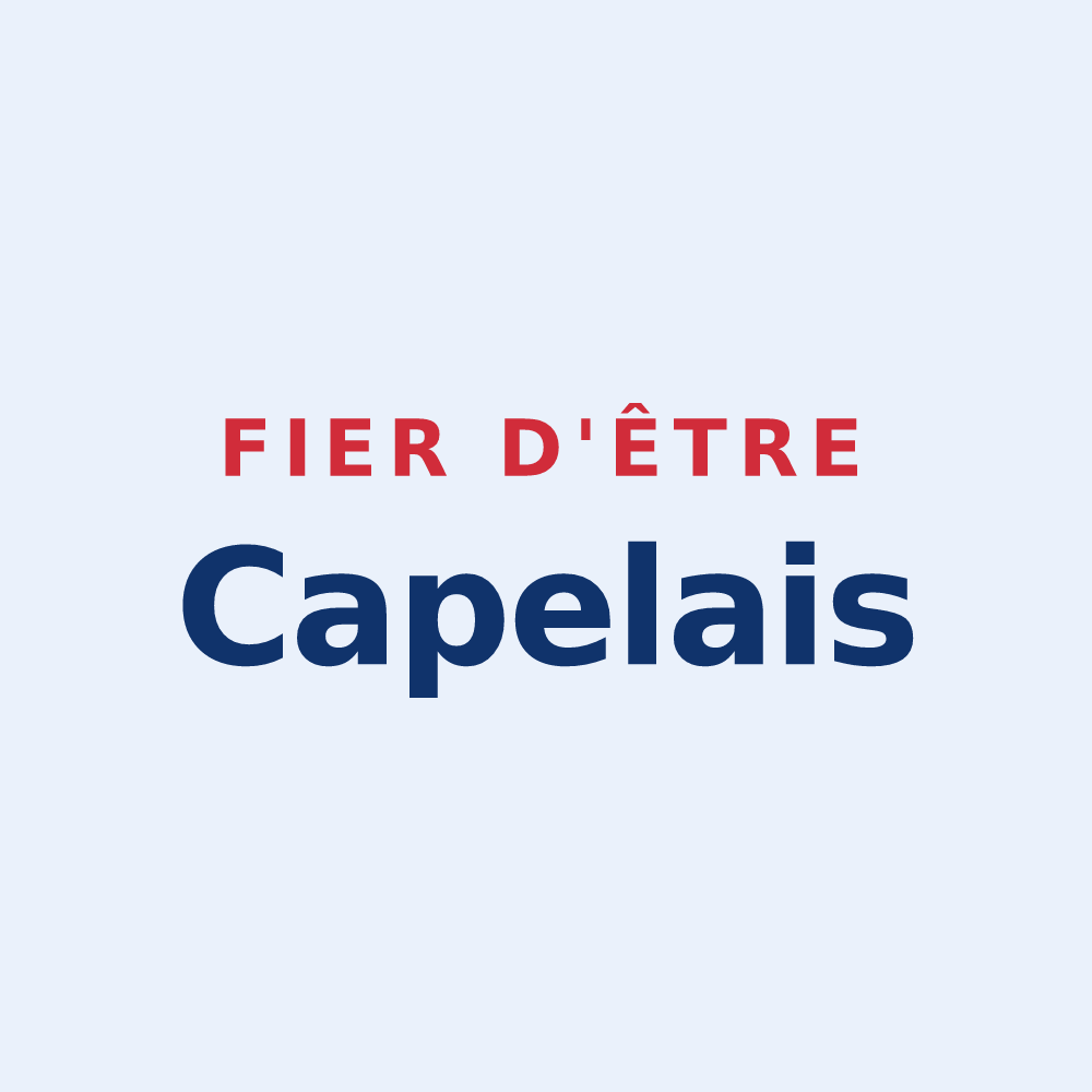 Sticker « Fier d'être Capelais » — design pour La Chapelle-du-Bourgay