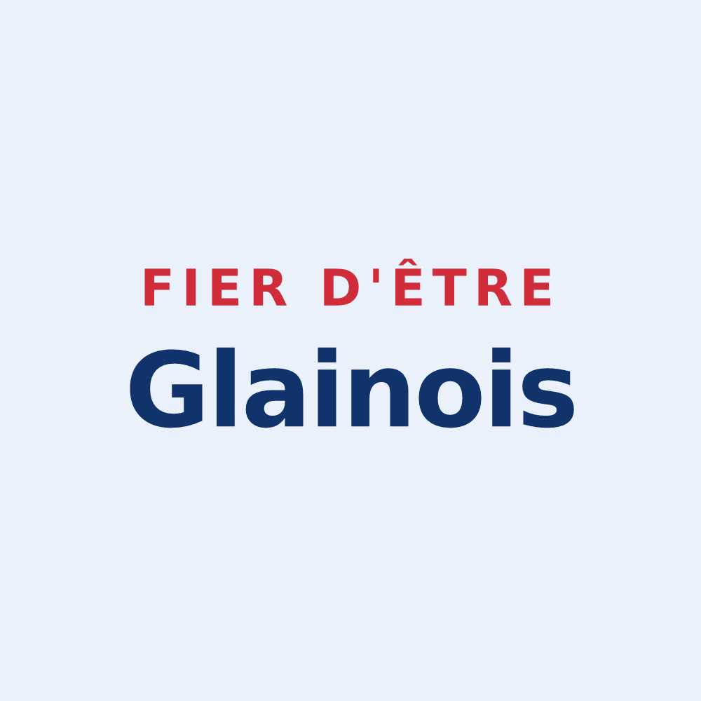 Sticker « Fier d'être Glainois » — design pour La Chapelle-Glain