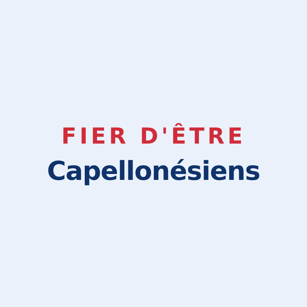 Sticker « Fier d'être Capellonésiens » — design pour La Chapelle-Launay