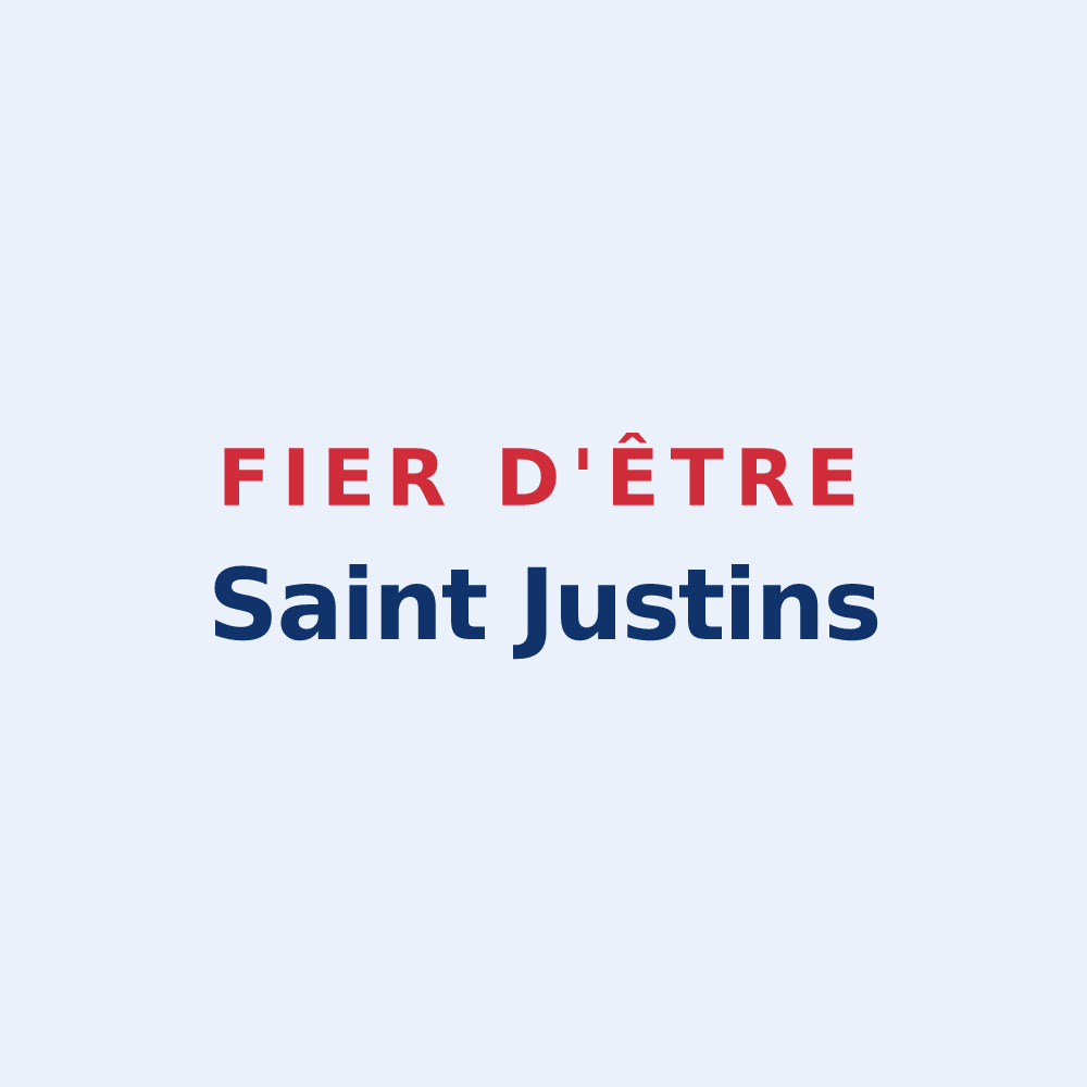 Sticker « Fier d'être Saint Justins » — design pour La Chapelle-Longueville