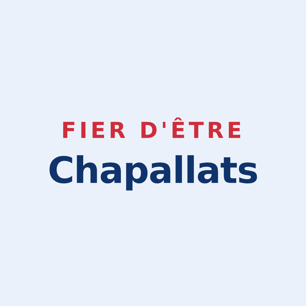 Sticker « Fier d'être Chapallats » — design pour La Chapelle-Naude