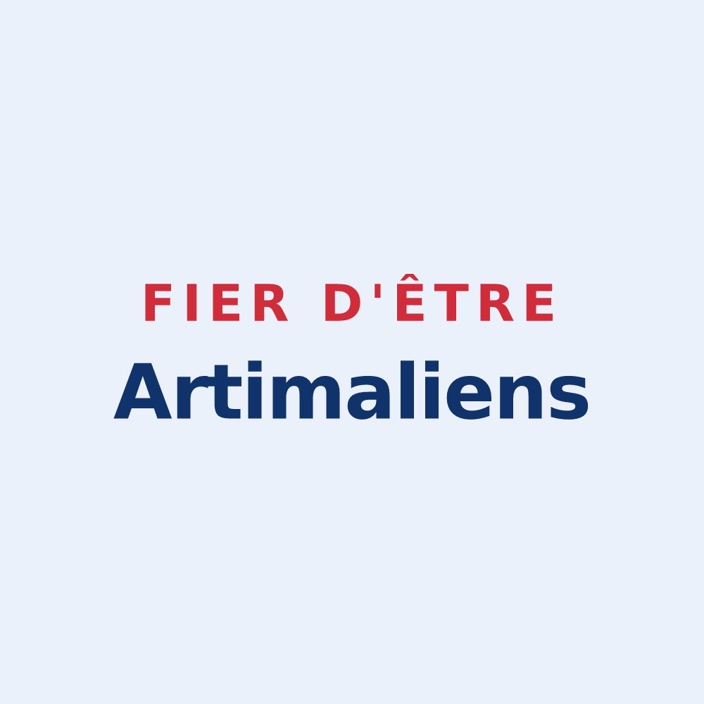 Sticker « Fier d'être Artimaliens » — design pour La Chapelle-Orthemale