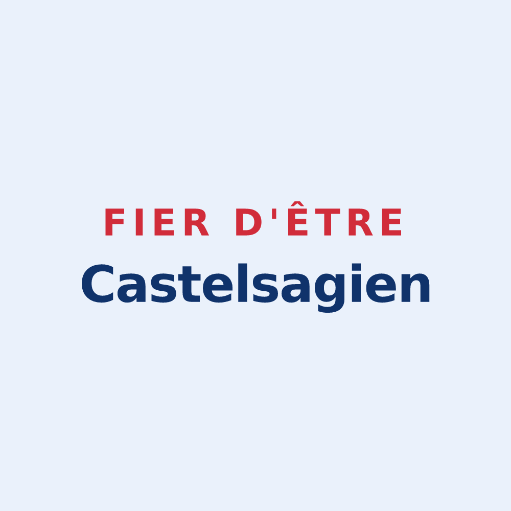 Sticker « Fier d'être Castelsagien » — design pour La Chapelle-près-Sées