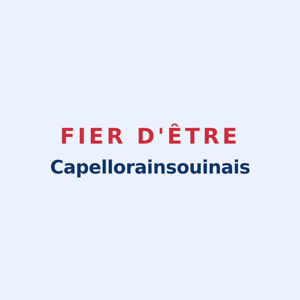 Sticker « Fier d'être Capellorainsouinais » — design pour La Chapelle-Rainsouin