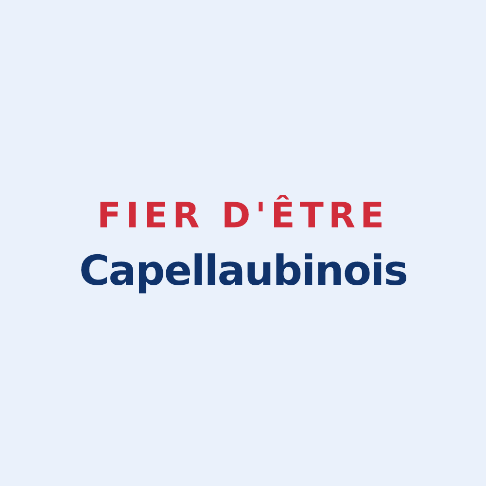 Sticker « Fier d'être Capellaubinois » — design pour La Chapelle-Saint-Aubin