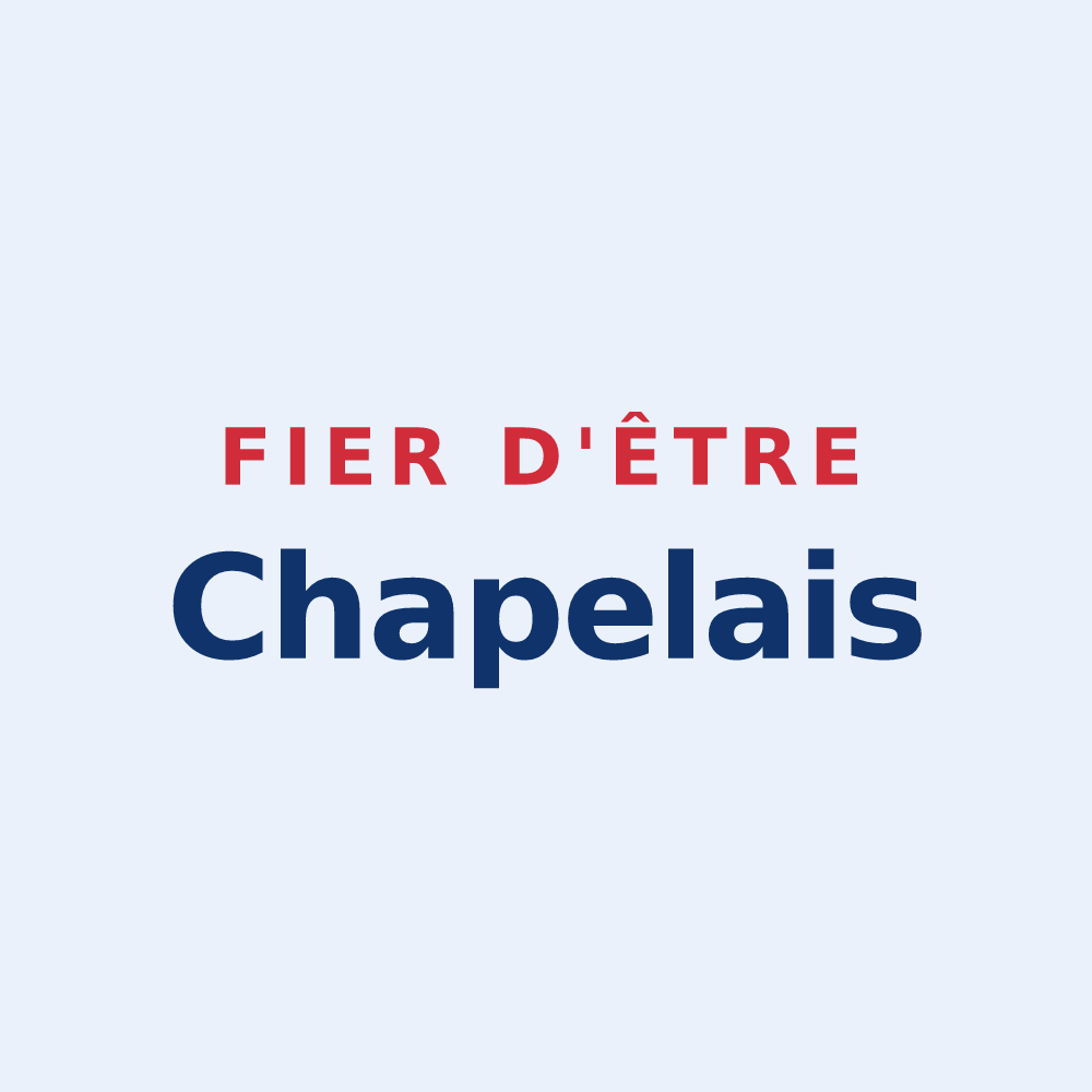 Sticker « Fier d'être Chapelais » — design pour La Chapelle-Saint-Jean