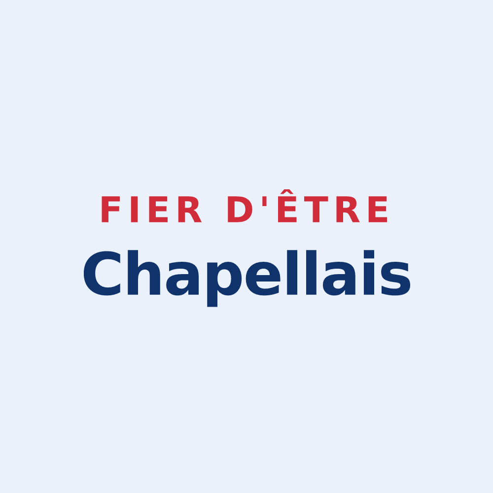 Sticker « Fier d'être Chapellais » — design pour La Chapelle-Saint-Ouen