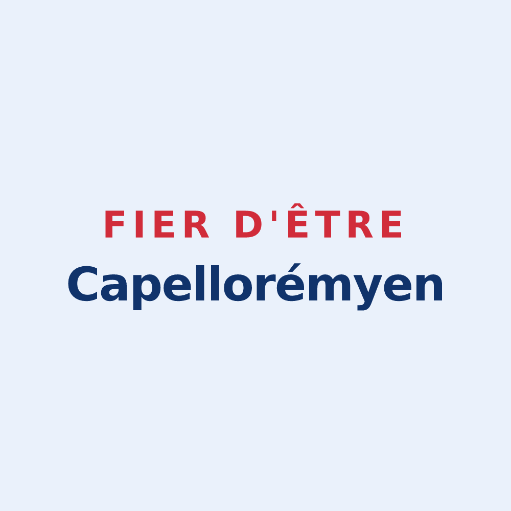 Sticker « Fier d'être Capellorémyen » — design pour La Chapelle-Saint-Rémy