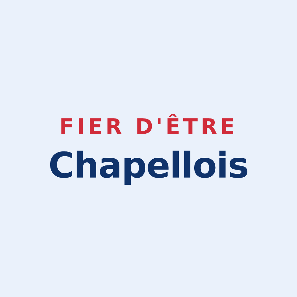Sticker « Fier d'être Chapellois » — design pour La Chapelle-sous-Dun