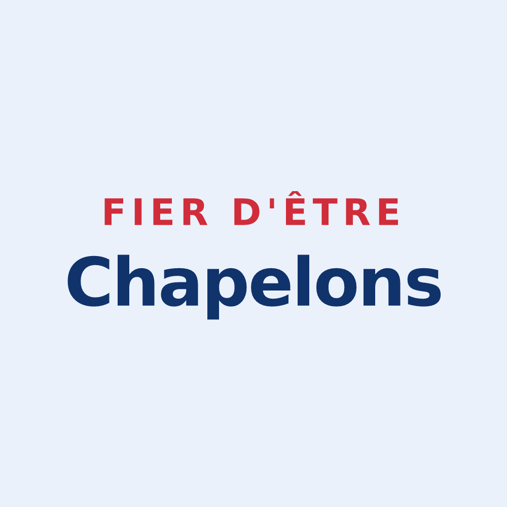 Sticker « Fier d'être Chapelons » — design pour La Chapelle-sur-Loire