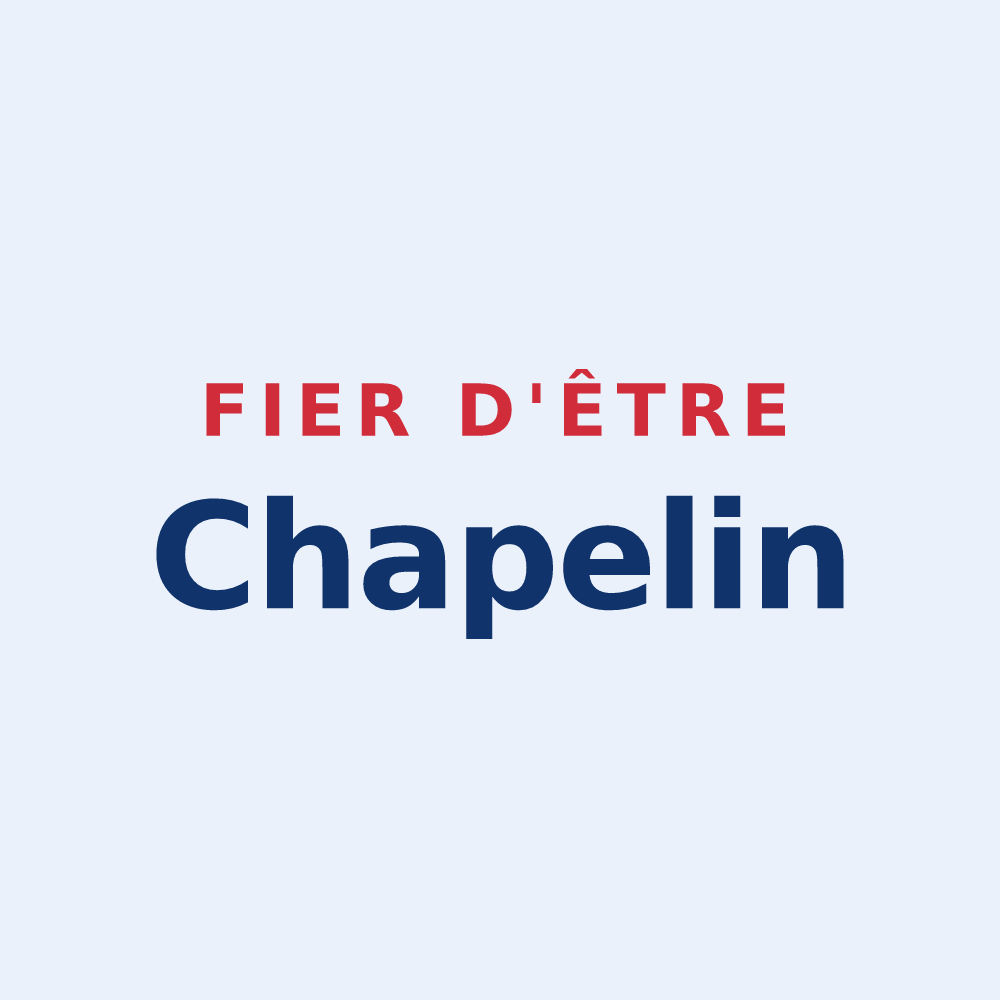 Sticker « Fier d'être Chapelin » — design pour La Chapelle-sur-Oreuse
