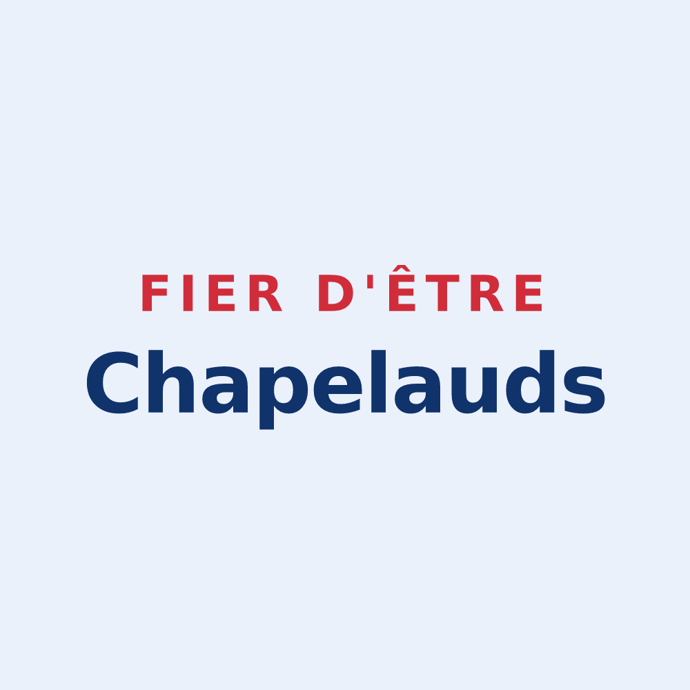 Sticker « Fier d'être Chapelauds » — design pour La Chapelle-Taillefert