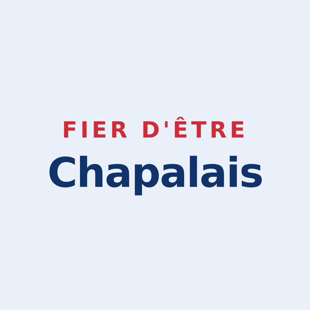Sticker « Fier d'être Chapalais » — design pour La Chapelle-Thècle