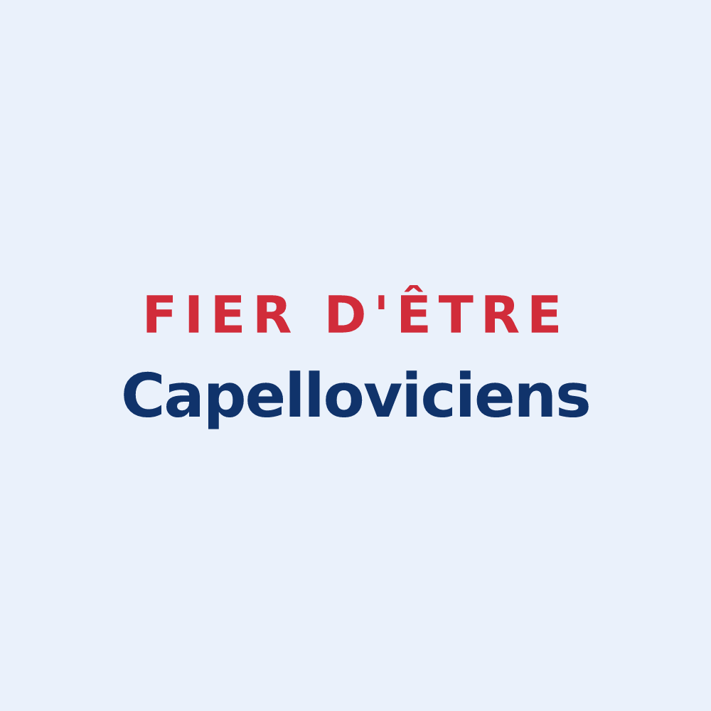 Sticker « Fier d'être Capelloviciens » — design pour La Chapelle-Vendômoise
