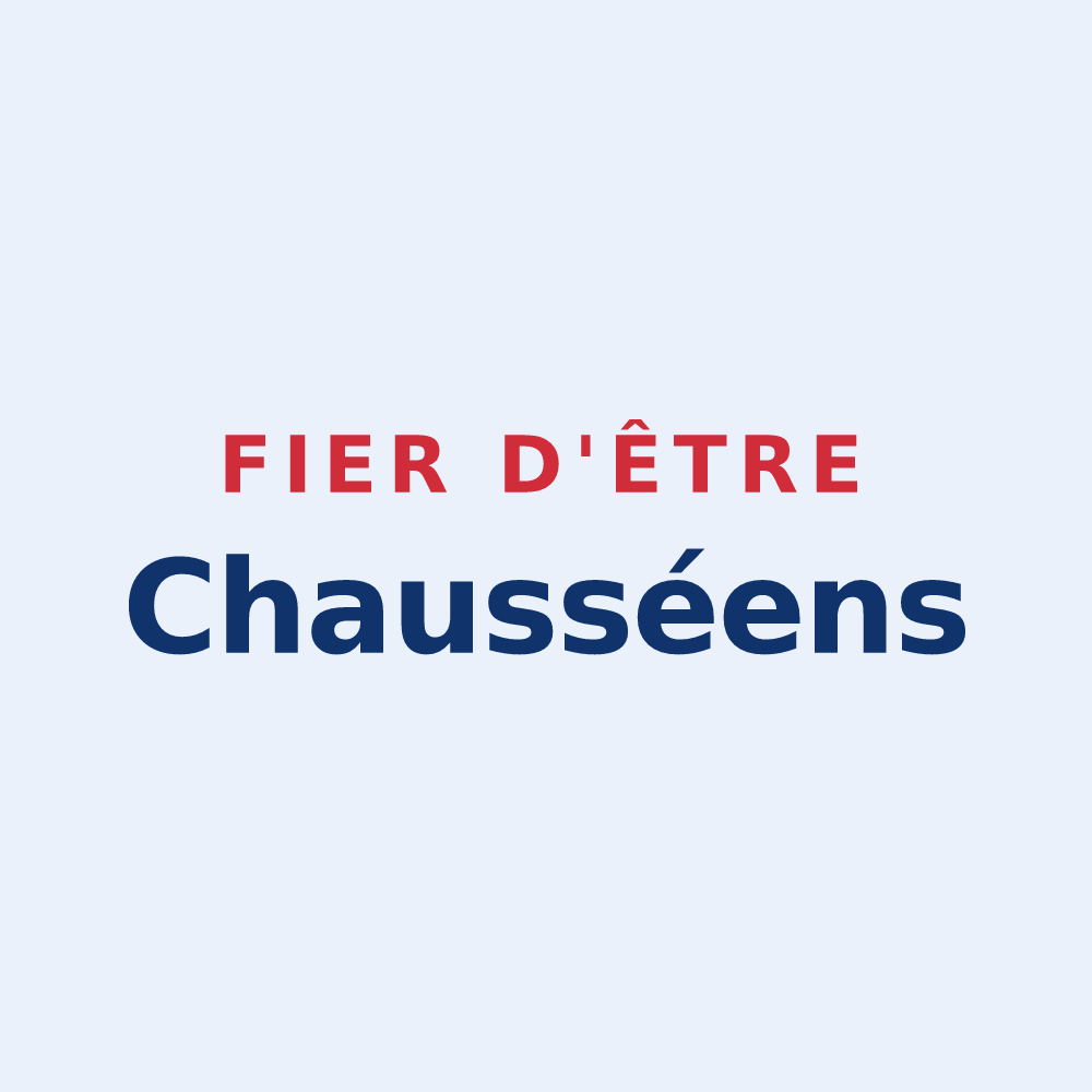 Sticker « Fier d'être Chausséens » — design pour La Chaussée-Saint-Victor