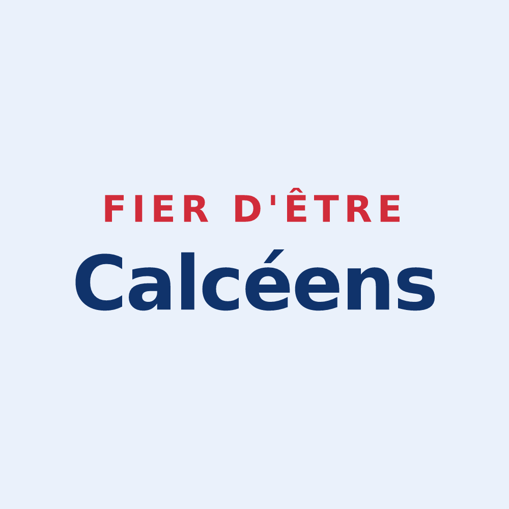Sticker « Fier d'être Calcéens » — design pour La Chaussée