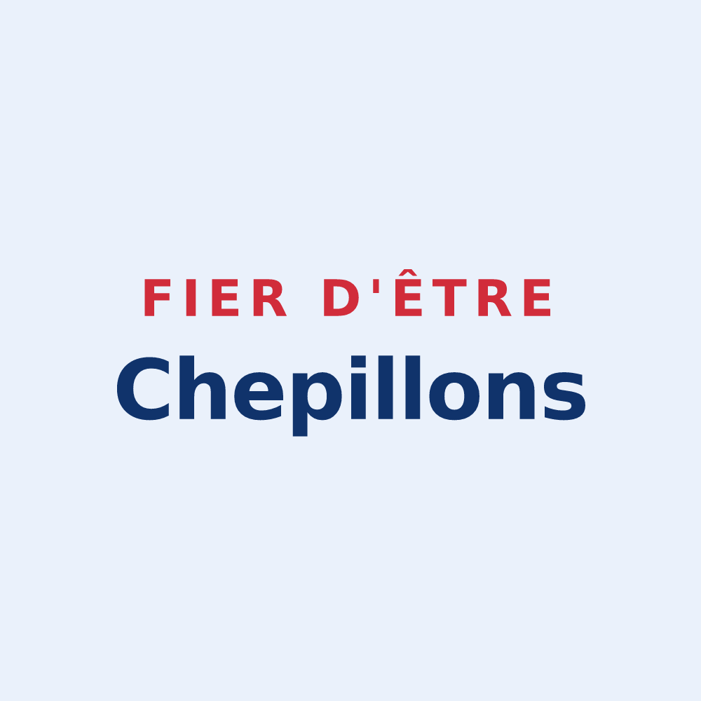 Sticker « Fier d'être Chepillons » — design pour La Cheppe