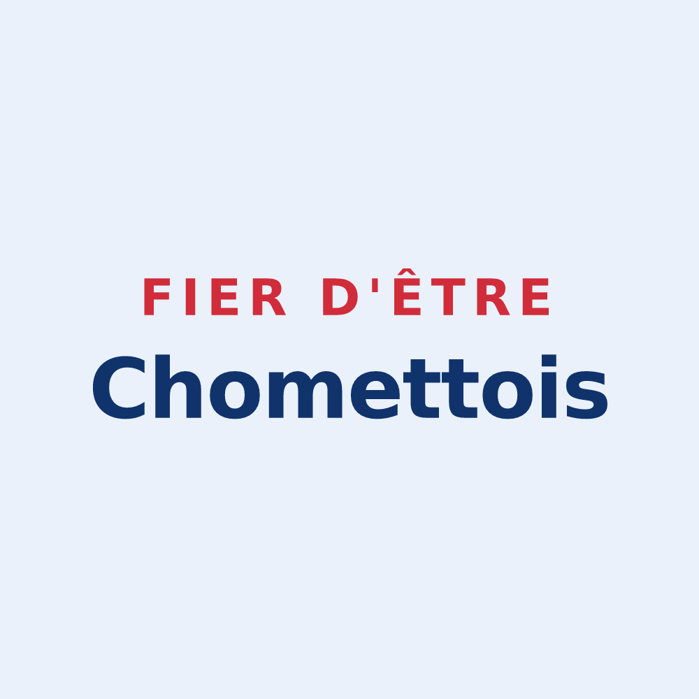 Sticker « Fier d'être Chomettois » — design pour La Chomette