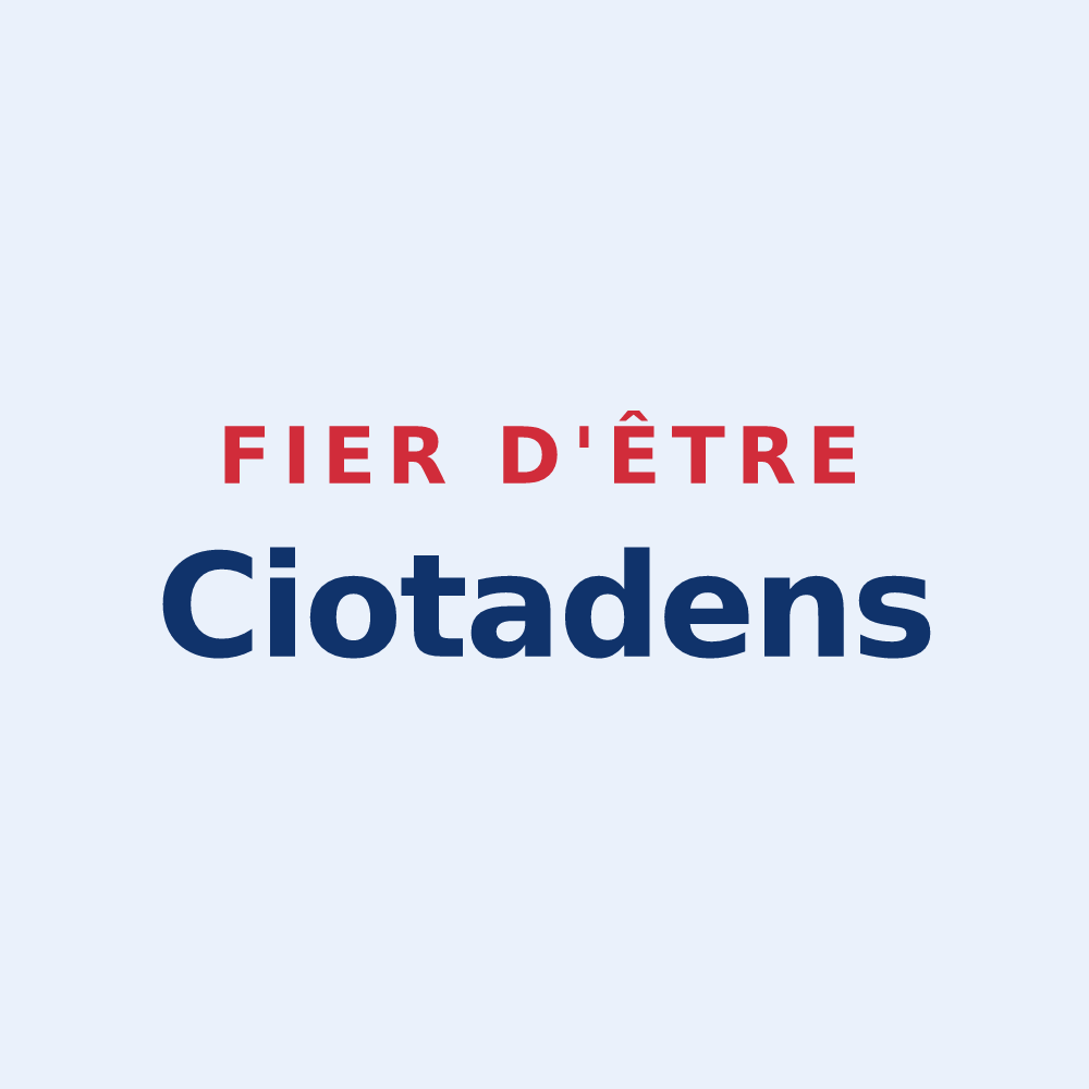 Sticker « Fier d'être Ciotadens » — design pour La Ciotat