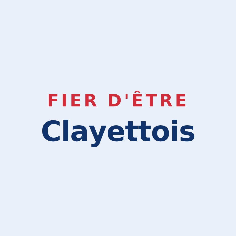 Sticker « Fier d'être Clayettois » — design pour La Clayette