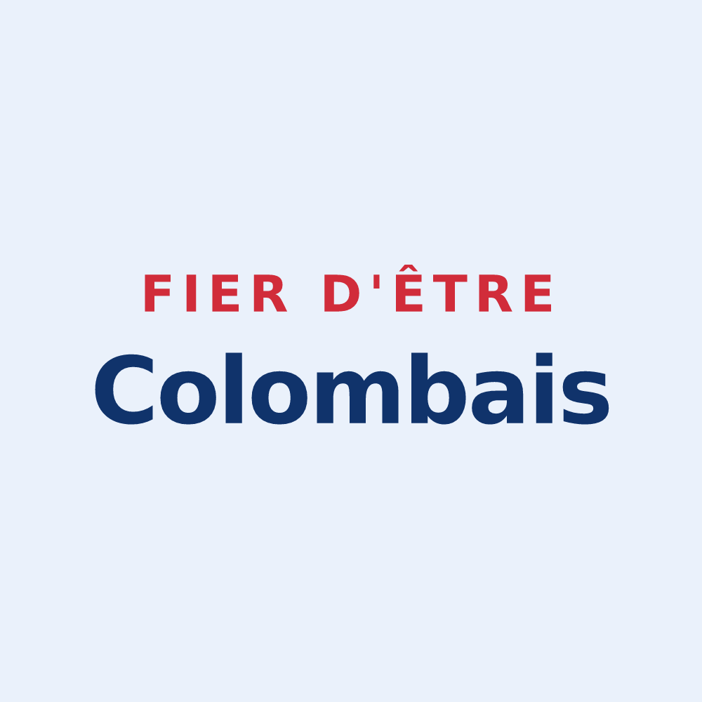 Sticker « Fier d'être Colombais » — design pour La Colombe