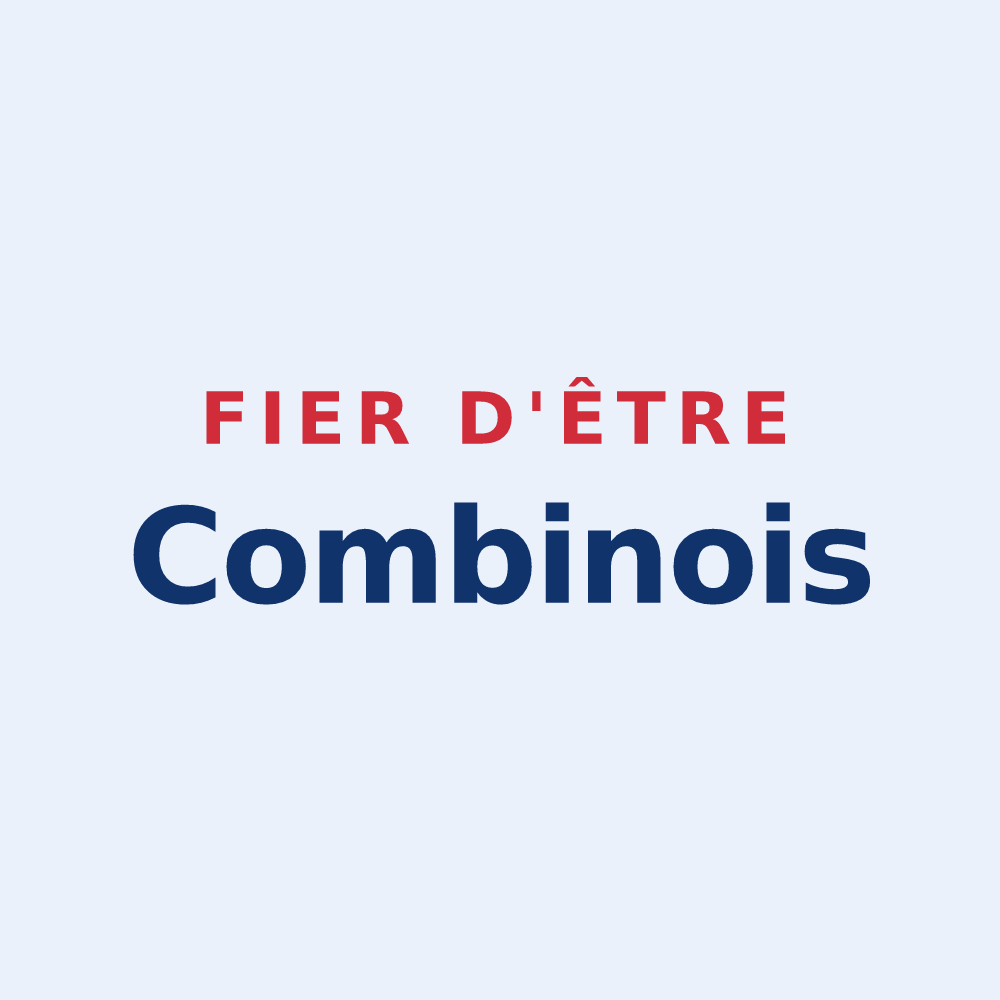 Sticker « Fier d'être Combinois » — design pour La Combe-de-Lancey