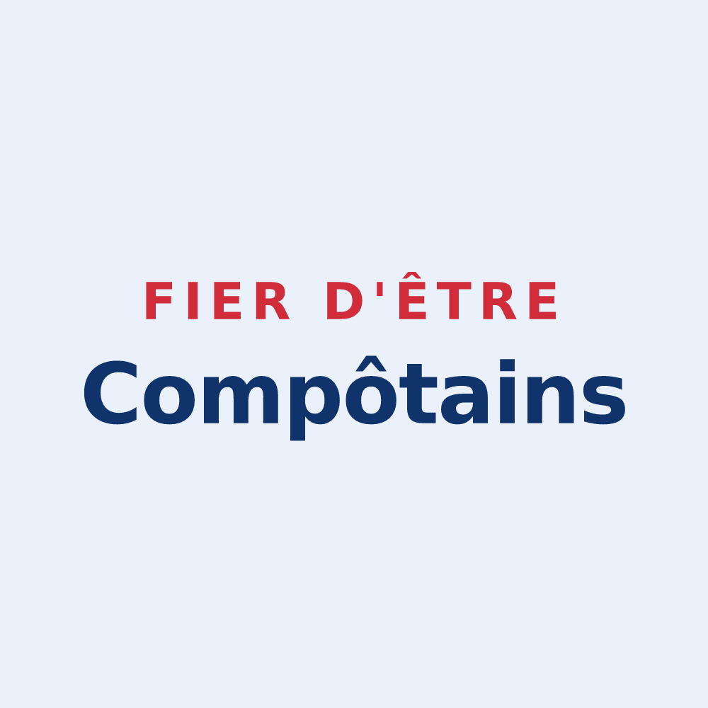 Sticker « Fier d'être Compôtains » — design pour La Compôte